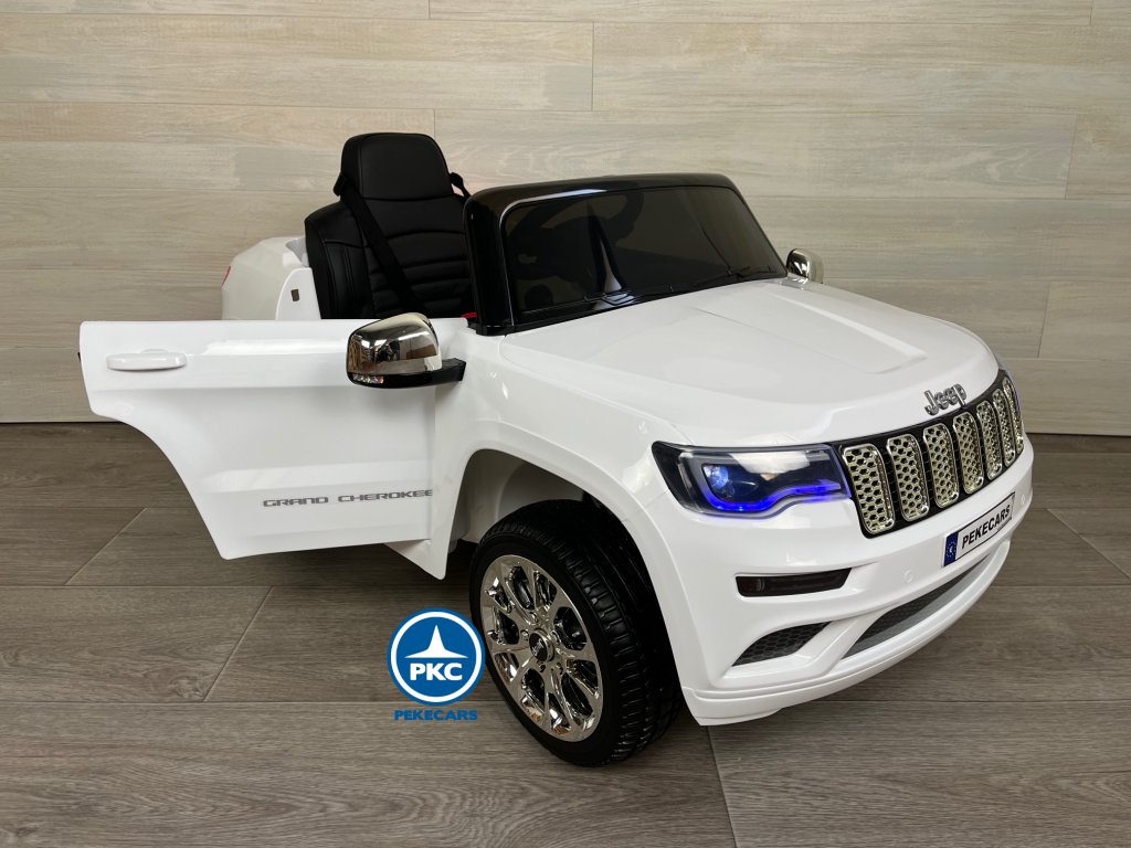 JEEP para niños Grand Cherokee 12V blanco perspectiva