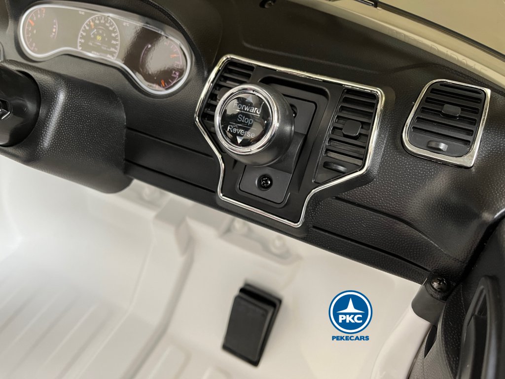 JEEP para niños Grand Cherokee 12V blanco salpicadero