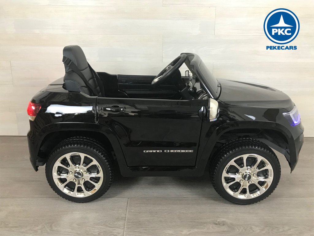JEEP para niños Grand Cherokee 12V negro lateral