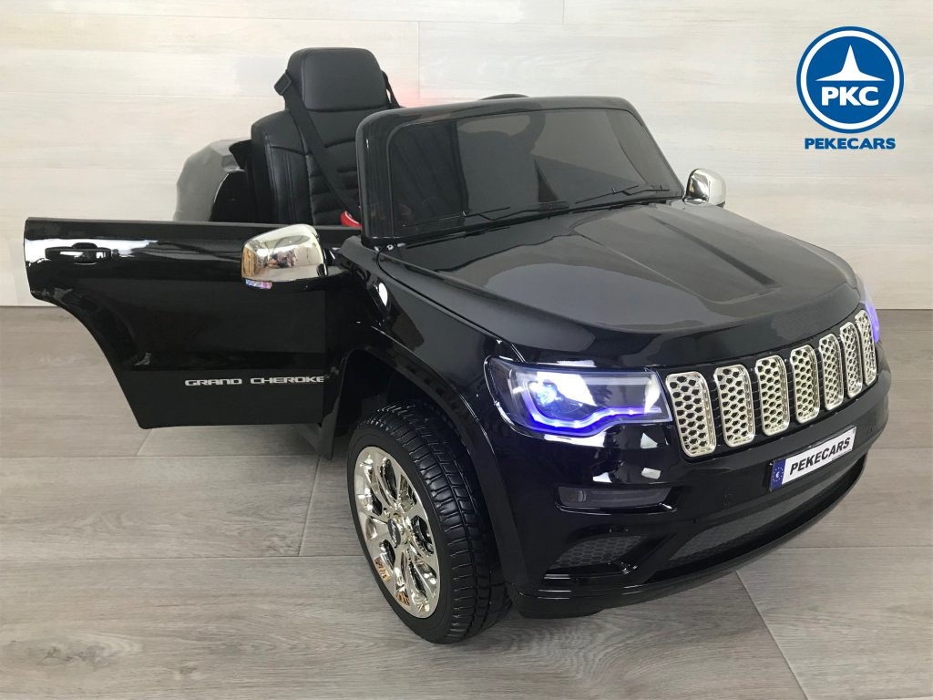 JEEP para niños Grand Cherokee 12V negro perspectiva