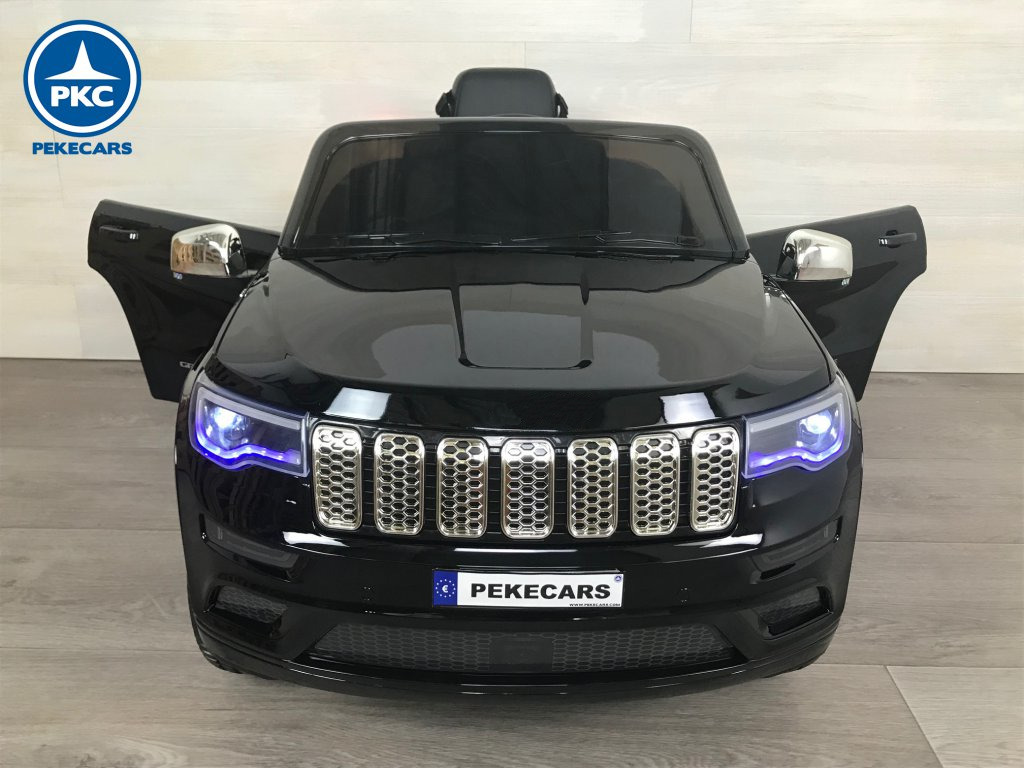 JEEP para niños Grand Cherokee 12V negro frontal puertas