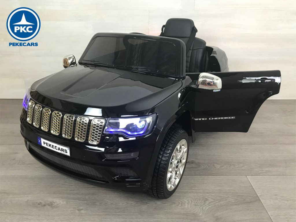 JEEP para niños Grand Cherokee 12V negro con mando rc