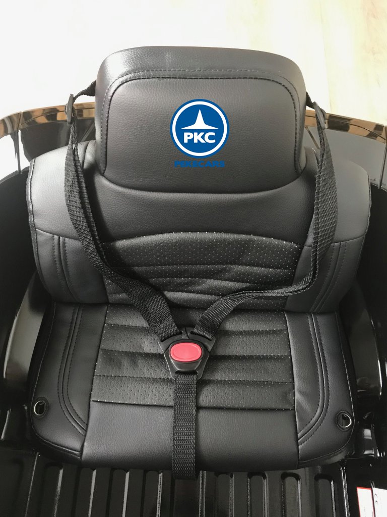 JEEP para niños Grand Cherokee 12V negro asiento en polipiel