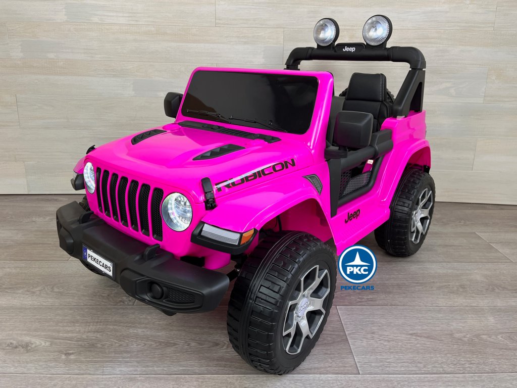 Jeep wrangler Rubicon 12V Rosa