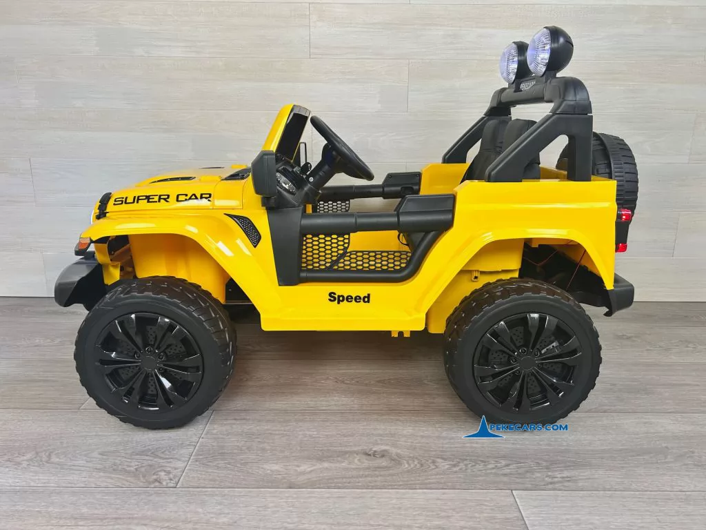 Jeep Wrangler Rubicon Style 12V 2.4G Amarillo