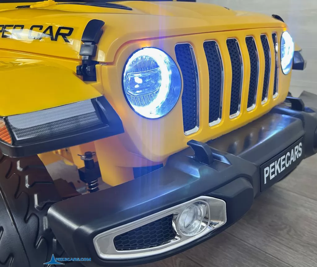 Jeep Wrangler Rubicon Style 12V 2.4G Amarillo