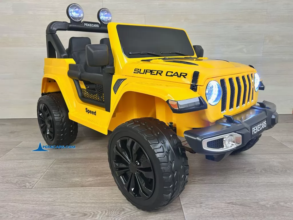Jeep Wrangler Rubicon Style 12V 2.4G Amarillo