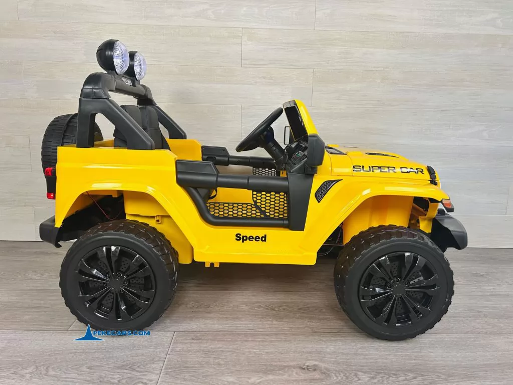 Jeep Wrangler Rubicon Style 12V 2.4G Amarillo