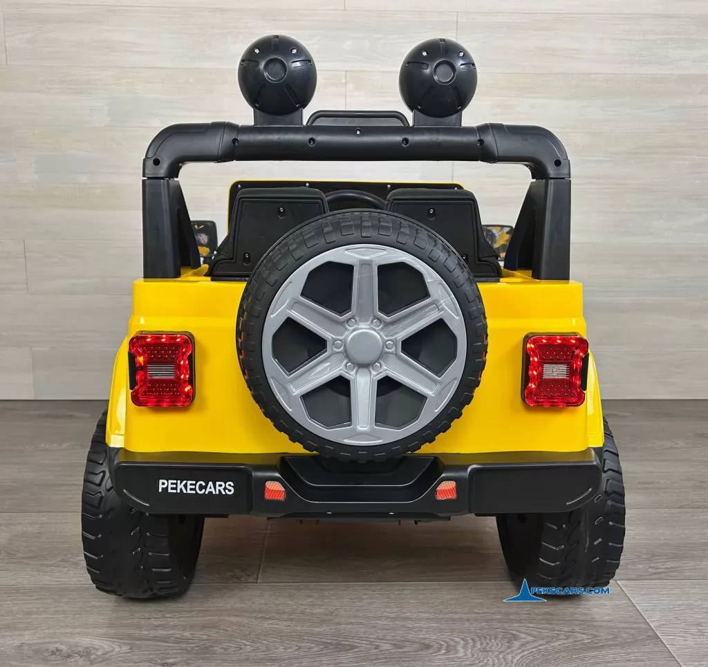 Jeep Wrangler Rubicon Style 12V 2.4G Amarillo