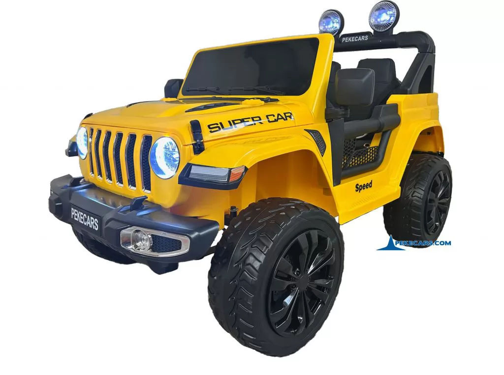 Jeep Wrangler Rubicon Style 12V 2.4G Amarillo