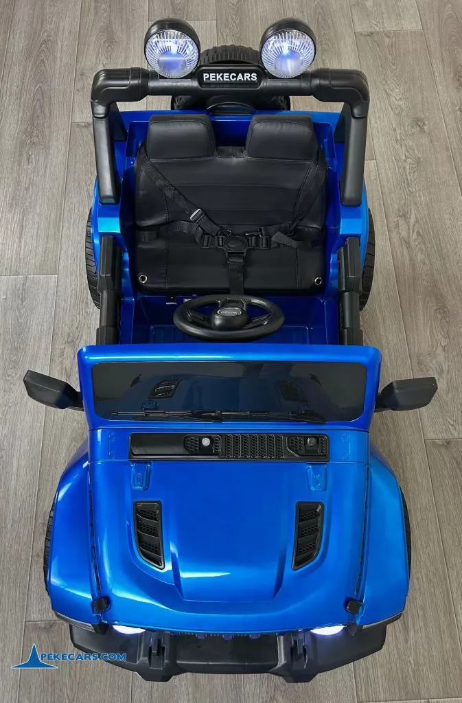 Jeep Wrangler Rubicon Style 12V 2.4G Azul Metalizado