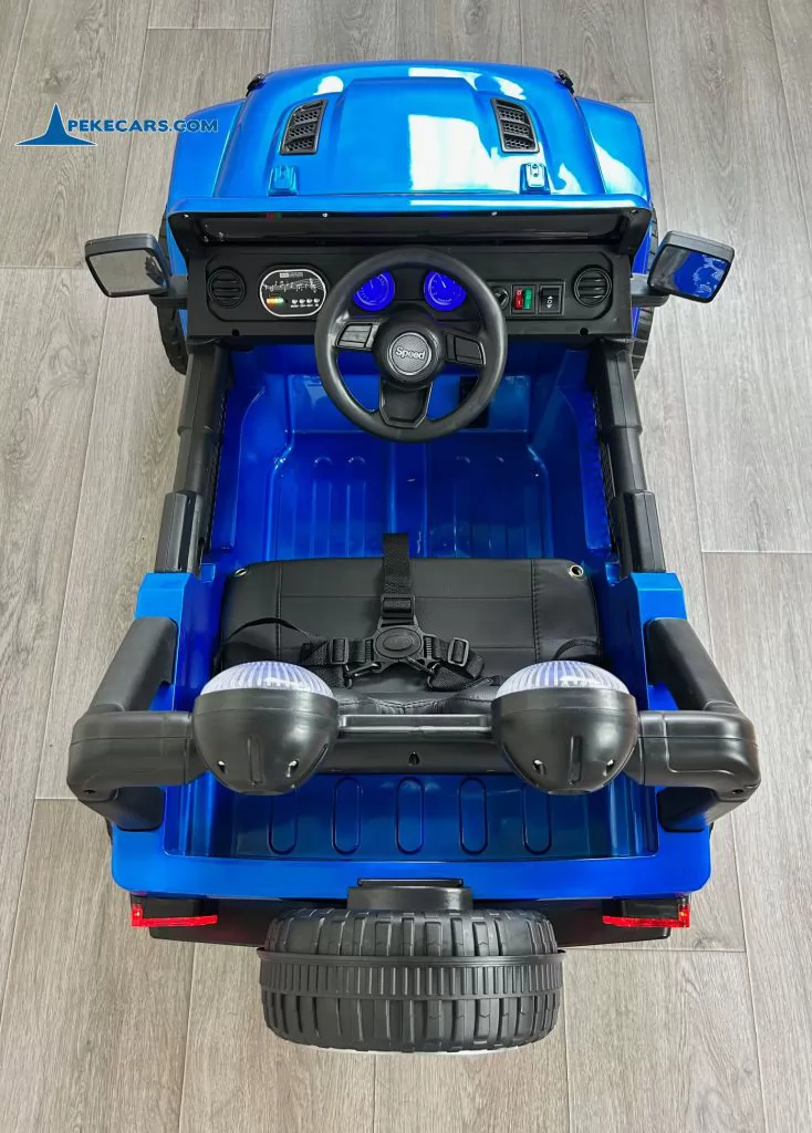 Jeep Wrangler Rubicon Style 12V 2.4G Azul Metalizado