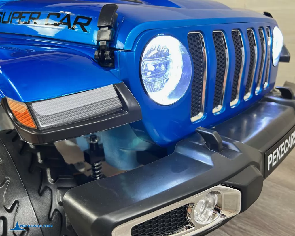 Jeep Wrangler Rubicon Style 12V 2.4G Azul Metalizado