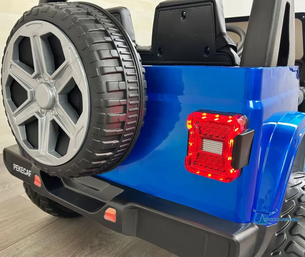 Jeep Wrangler Rubicon Style 12V 2.4G Azul Metalizado