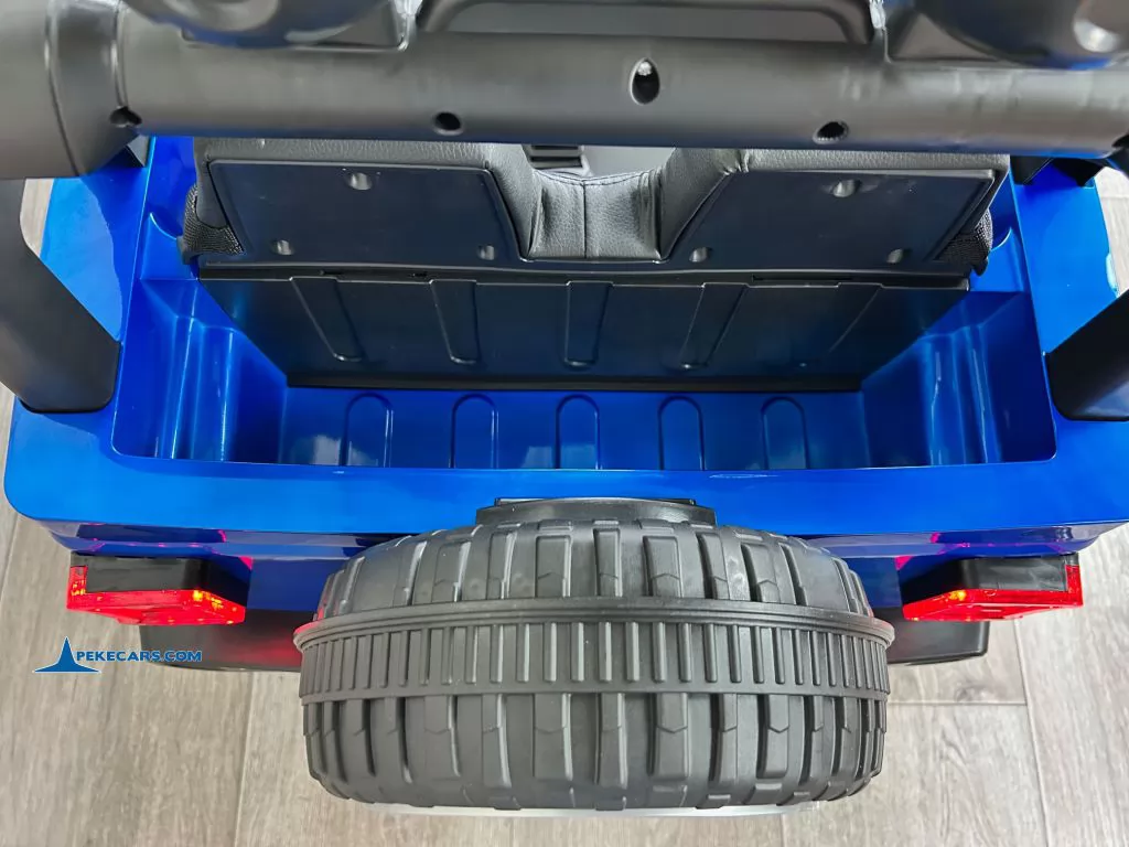 Jeep Wrangler Rubicon Style 12V 2.4G Azul Metalizado