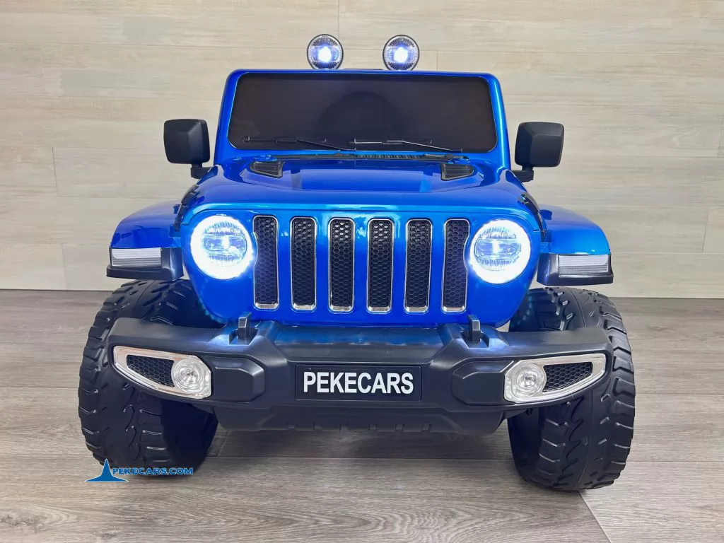 Jeep Wrangler Rubicon Style 12V 2.4G Azul Metalizado