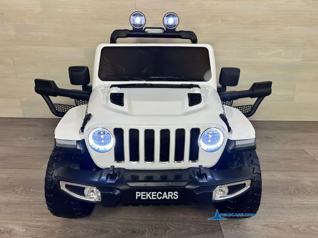 Jeep Wrangler Rubicon Style 12V 2.4G Blanco