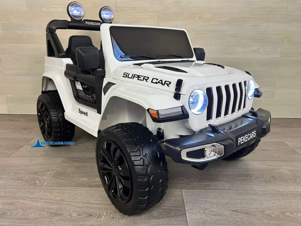 Jeep Wrangler Rubicon Style 12V 2.4G Blanco