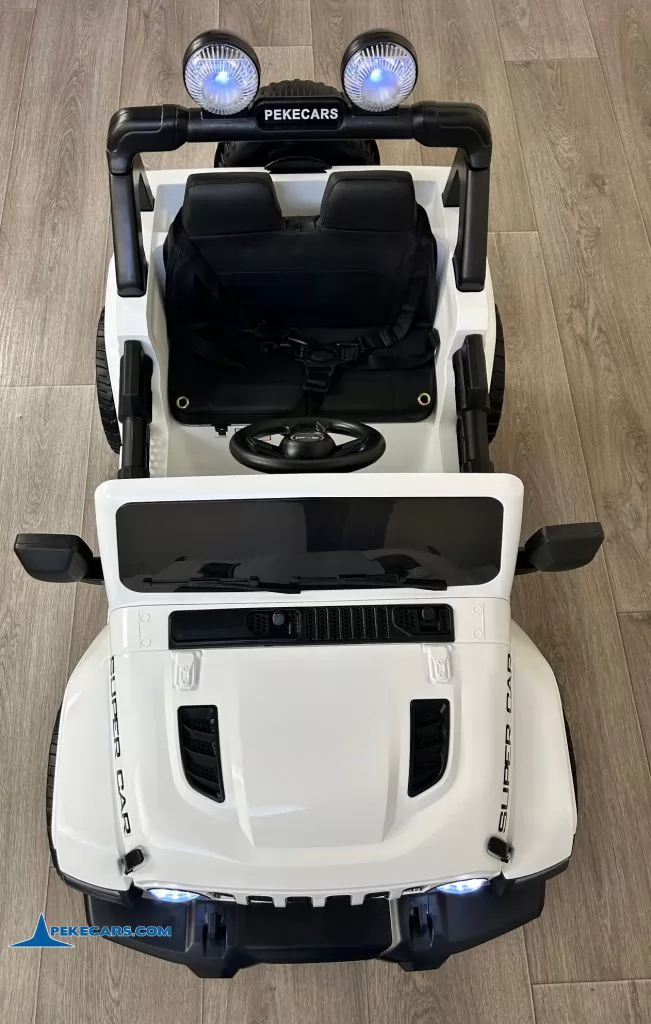 Jeep Wrangler Rubicon Style 12V 2.4G Blanco