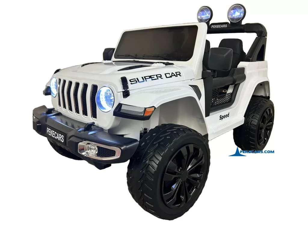 Jeep Wrangler Rubicon Style 12V 2.4G Blanco