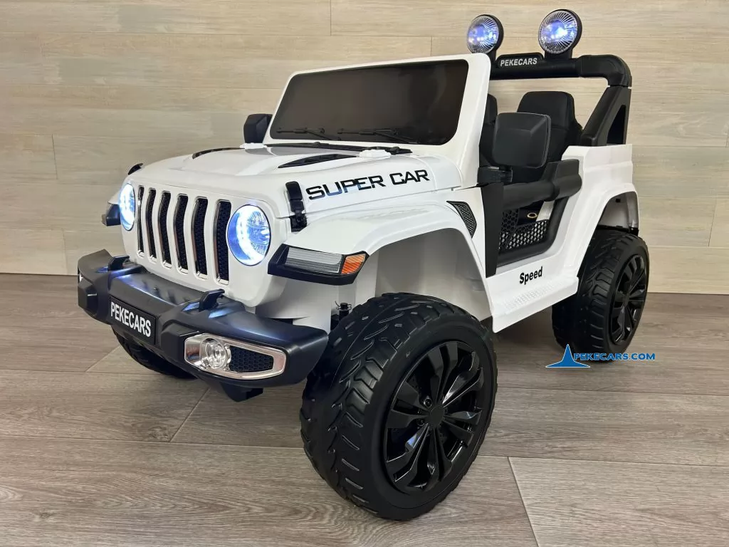 Jeep Wrangler Rubicon Style 12V 2.4G Blanco