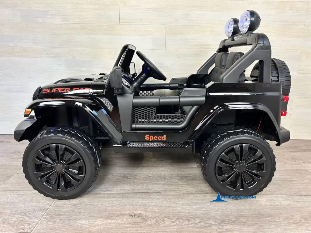 Jeep Wrangler Rubicon Style 12V 2.4G Negro Metalizado