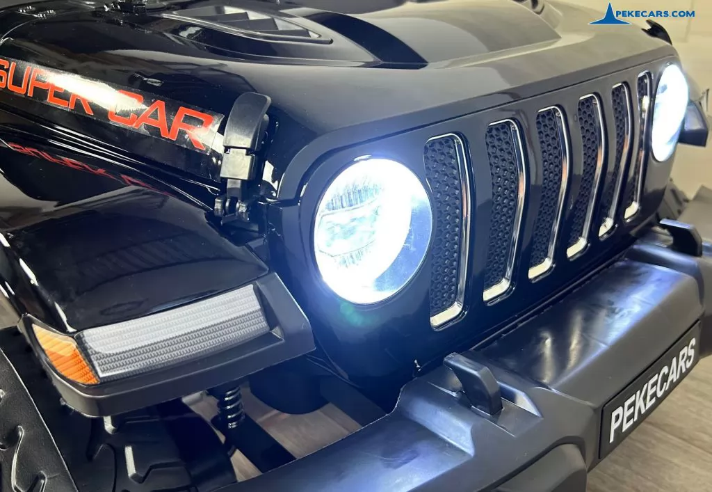 Jeep Wrangler Rubicon Style 12V 2.4G Negro Metalizado