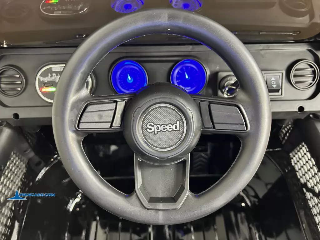 Jeep Wrangler Rubicon Style 12V 2.4G Negro Metalizado