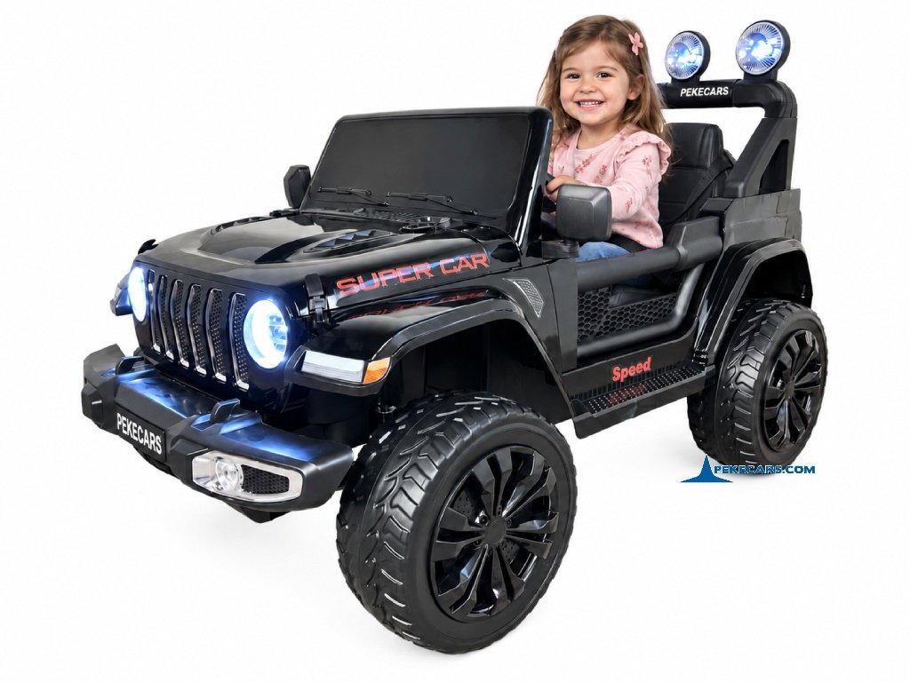 Jeep Wrangler Rubicon Style 12V 2.4G Negro Metalizado