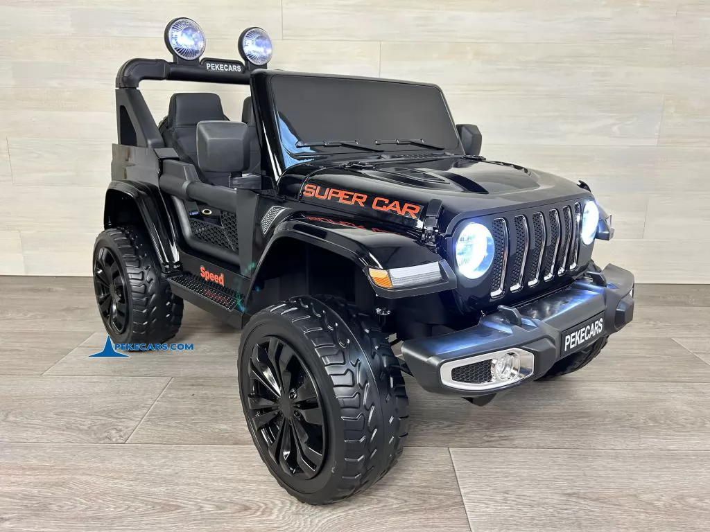 Jeep Wrangler Rubicon Style 12V 2.4G Negro Metalizado