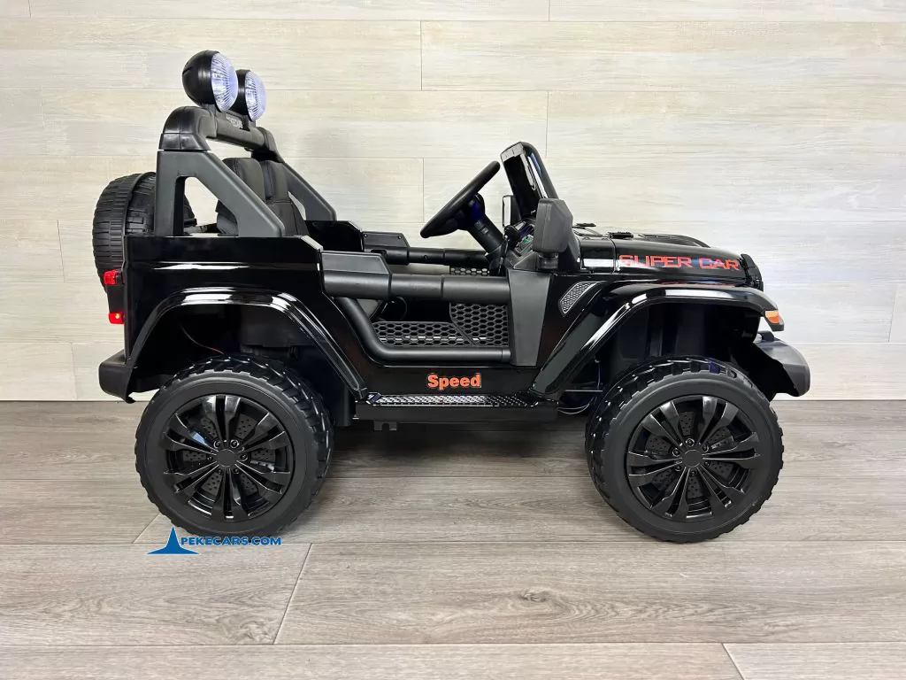 Jeep Wrangler Rubicon Style 12V 2.4G Negro Metalizado