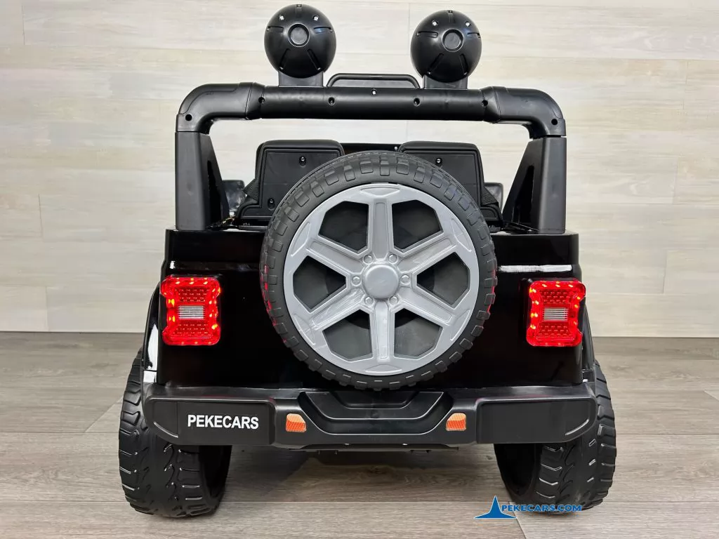 Jeep Wrangler Rubicon Style 12V 2.4G Negro Metalizado