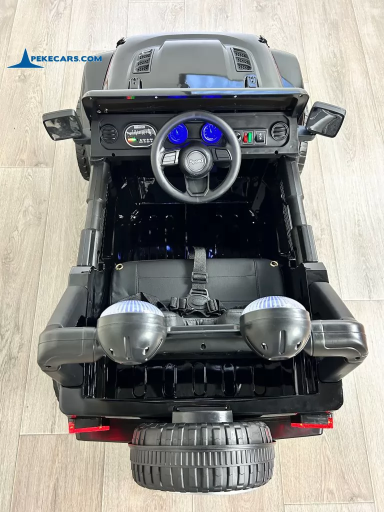 Jeep Wrangler Rubicon Style 12V 2.4G Negro Metalizado