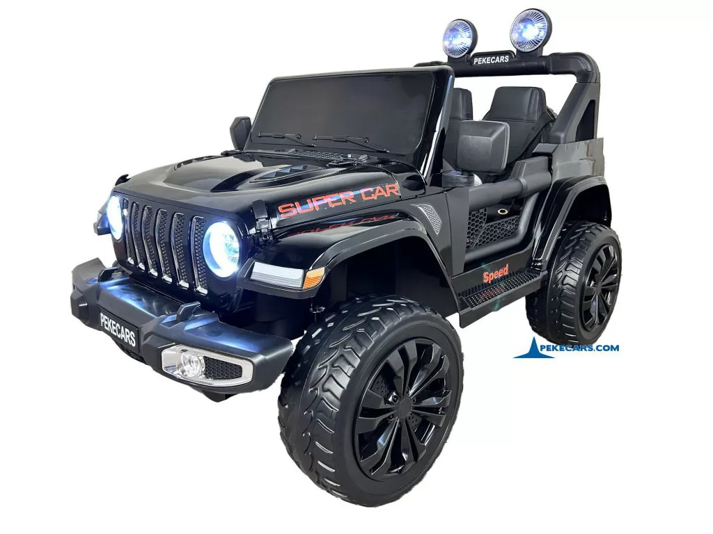 Jeep Wrangler Rubicon Style 12V 2.4G Negro Metalizado