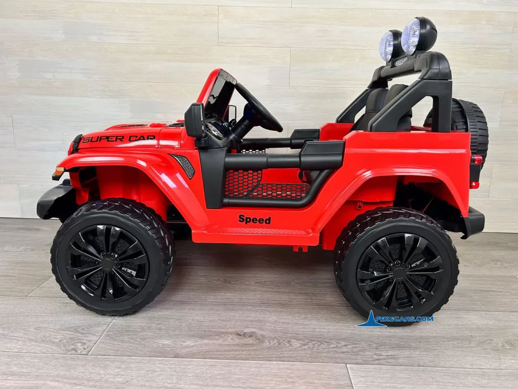 Jeep Wrangler Rubicon Style 12V 2.4G Rojo