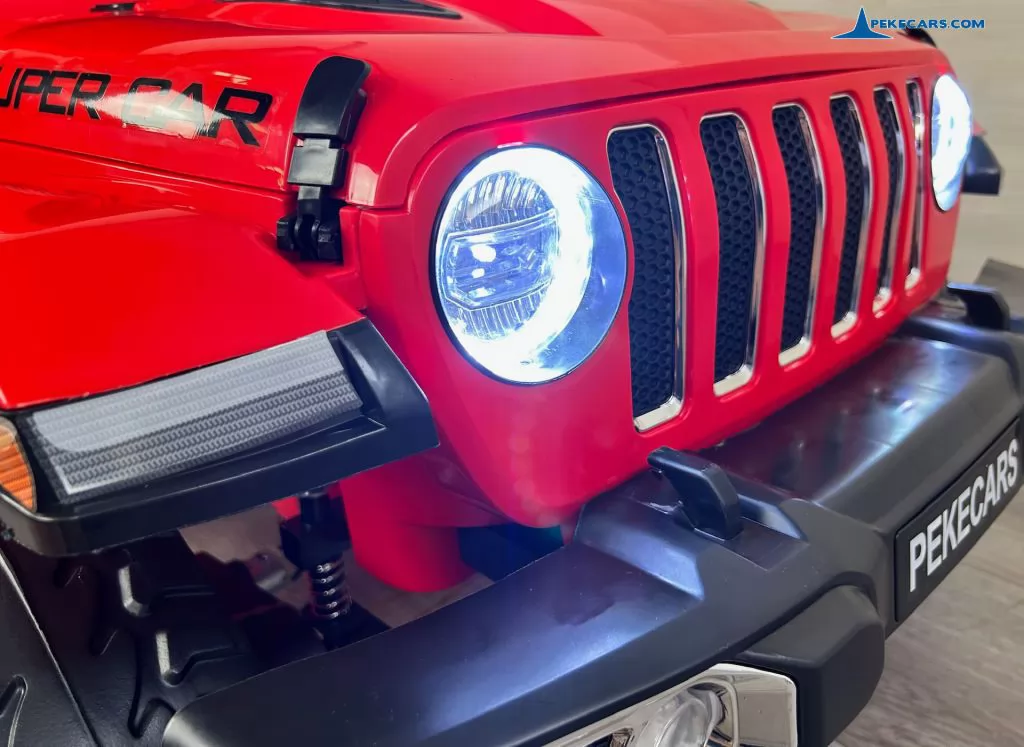 Jeep Wrangler Rubicon Style 12V 2.4G Rojo
