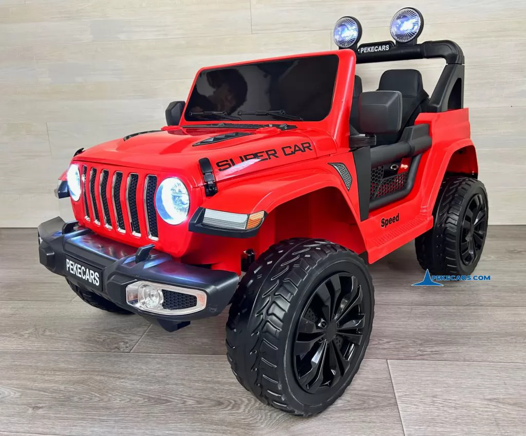 Jeep Wrangler Rubicon Style 12V 2.4G Rojo