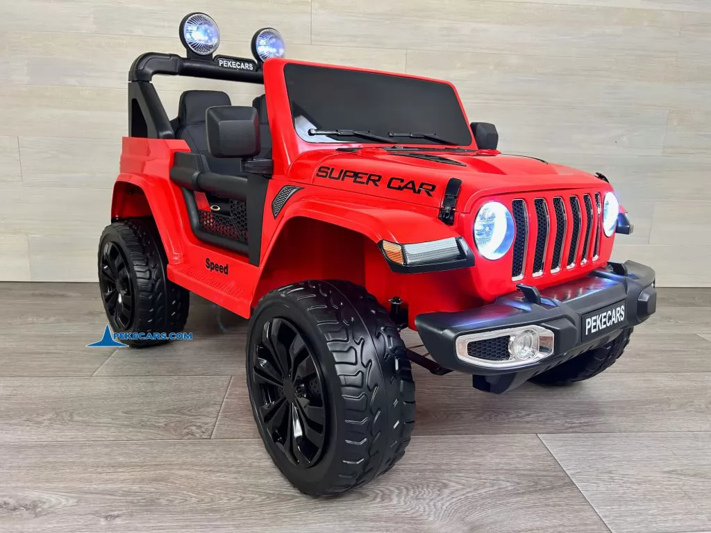 Jeep Wrangler Rubicon Style 12V 2.4G Rojo