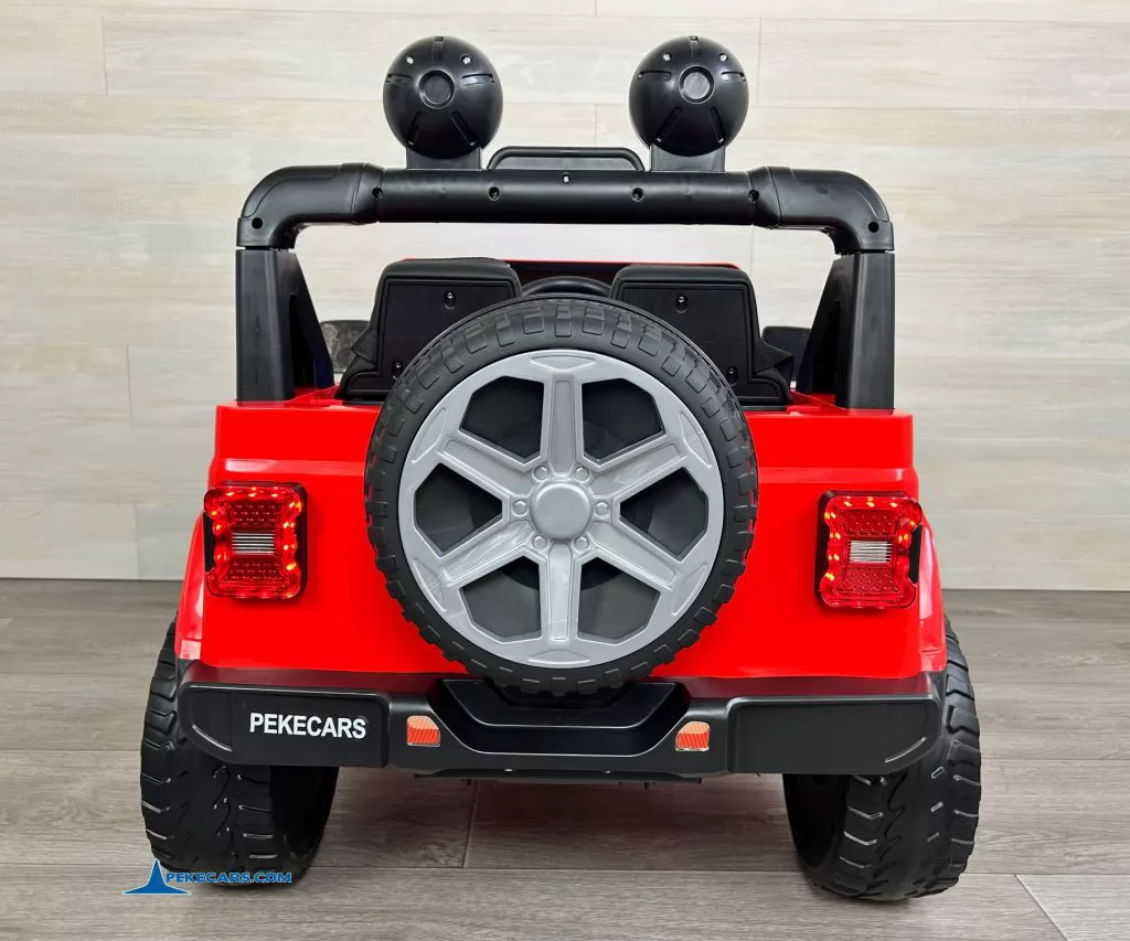 Jeep Wrangler Rubicon Style 12V 2.4G Rojo