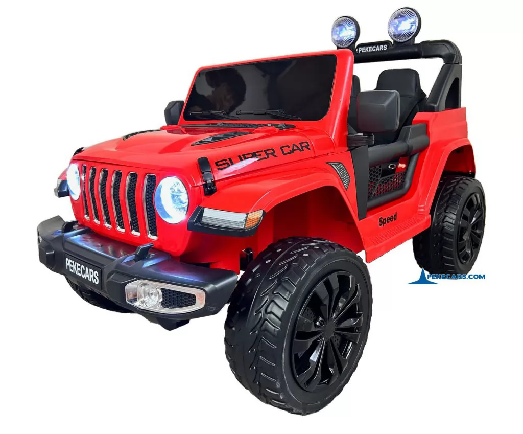 Jeep Wrangler Rubicon Style 12V 2.4G Rojo