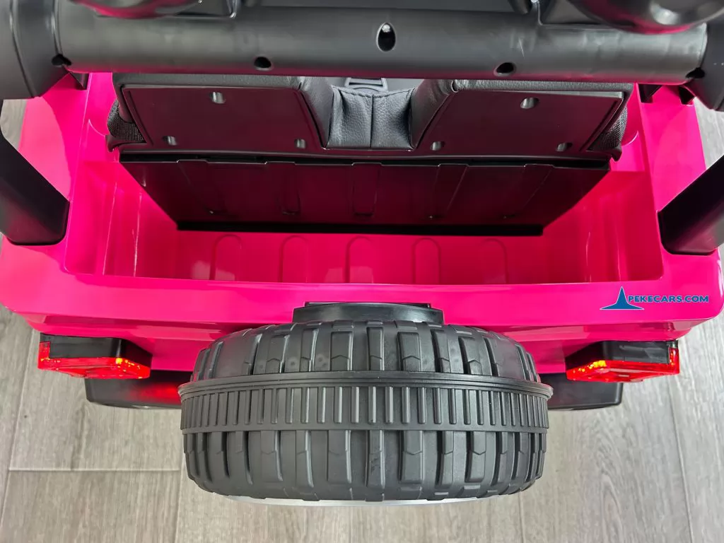 Jeep Wrangler Rubicon Style 12V 2.4G Rosa Metalizado