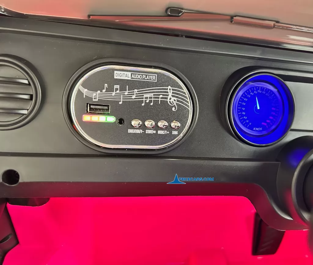 Jeep Wrangler Rubicon Style 12V 2.4G Rosa Metalizado