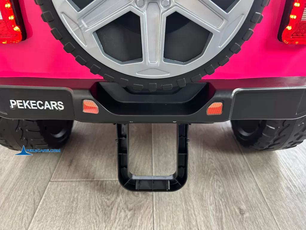Jeep Wrangler Rubicon Style 12V 2.4G Rosa Metalizado