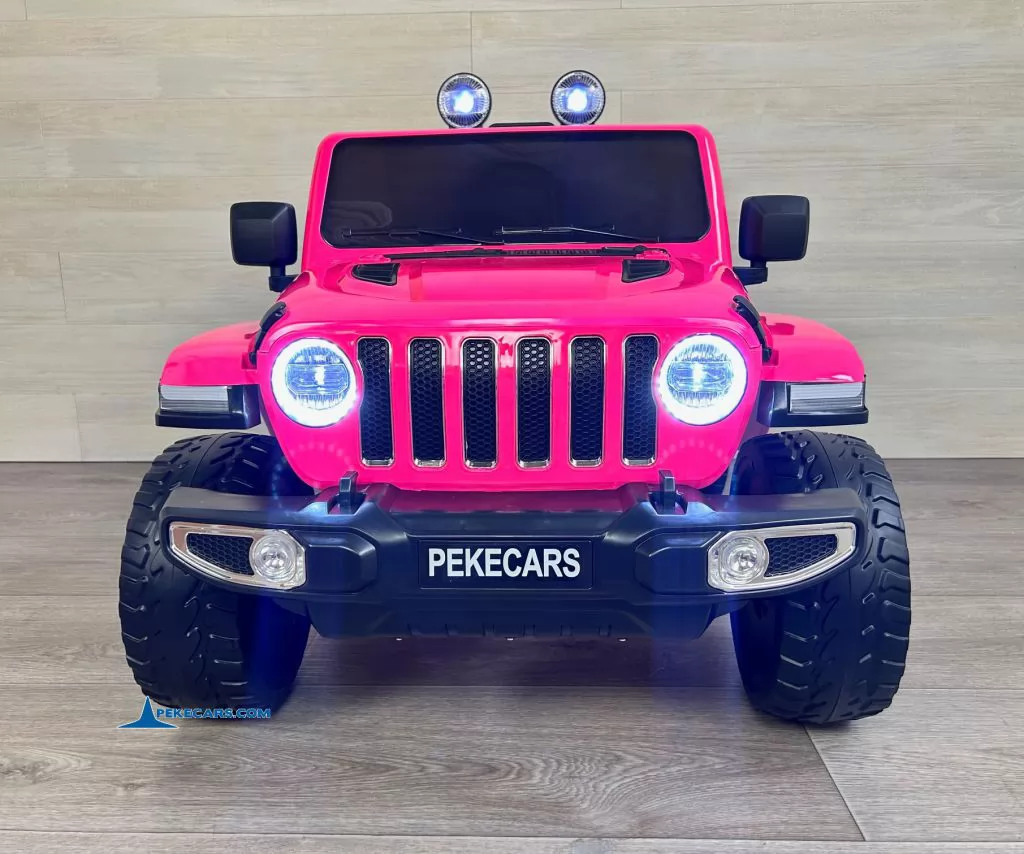 Jeep Wrangler Rubicon Style 12V 2.4G Rosa Metalizado
