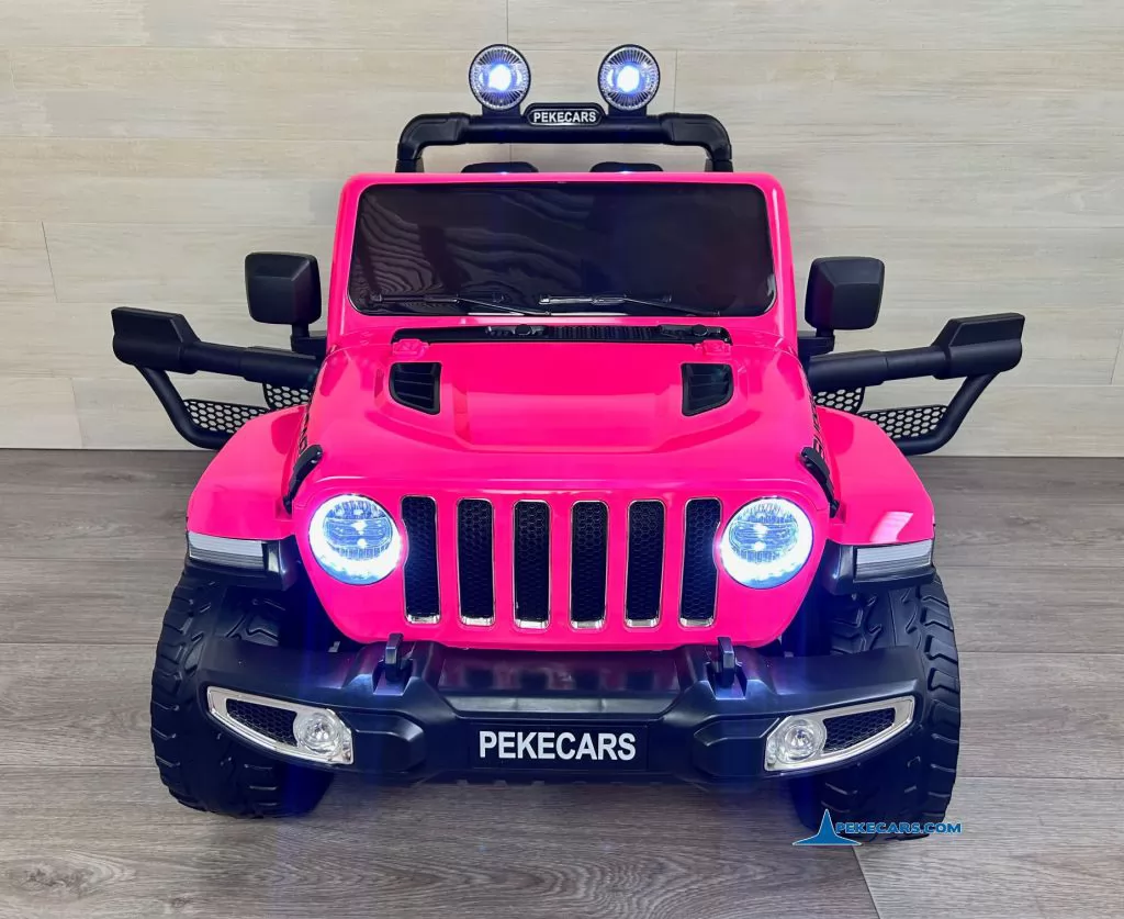 Jeep Wrangler Rubicon Style 12V 2.4G Rosa Metalizado