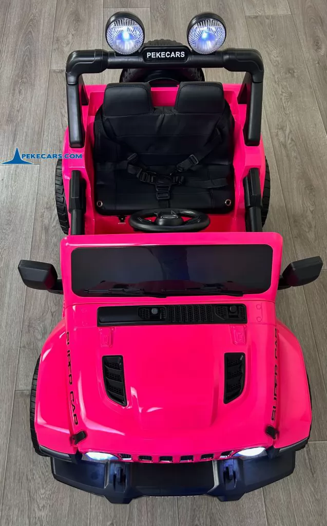 Jeep Wrangler Rubicon Style 12V 2.4G Rosa Metalizado