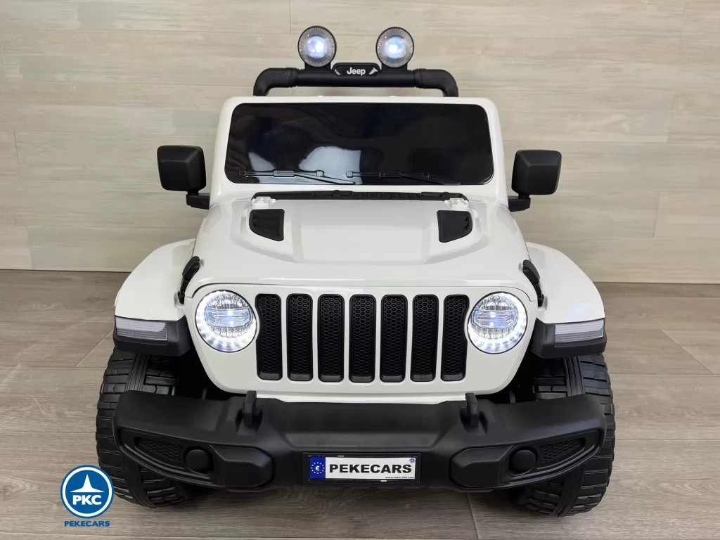 Jeep wrangler Rubicon 12V Blanco frontal