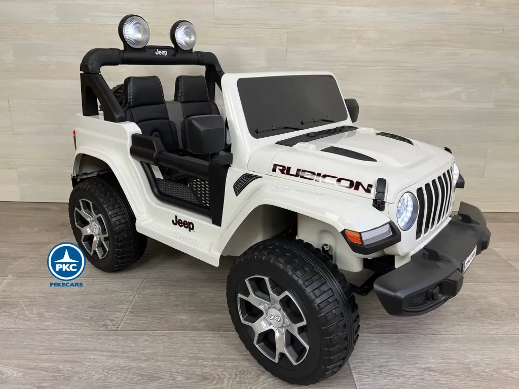 Jeep wrangler Rubicon 12V Blanco a batería