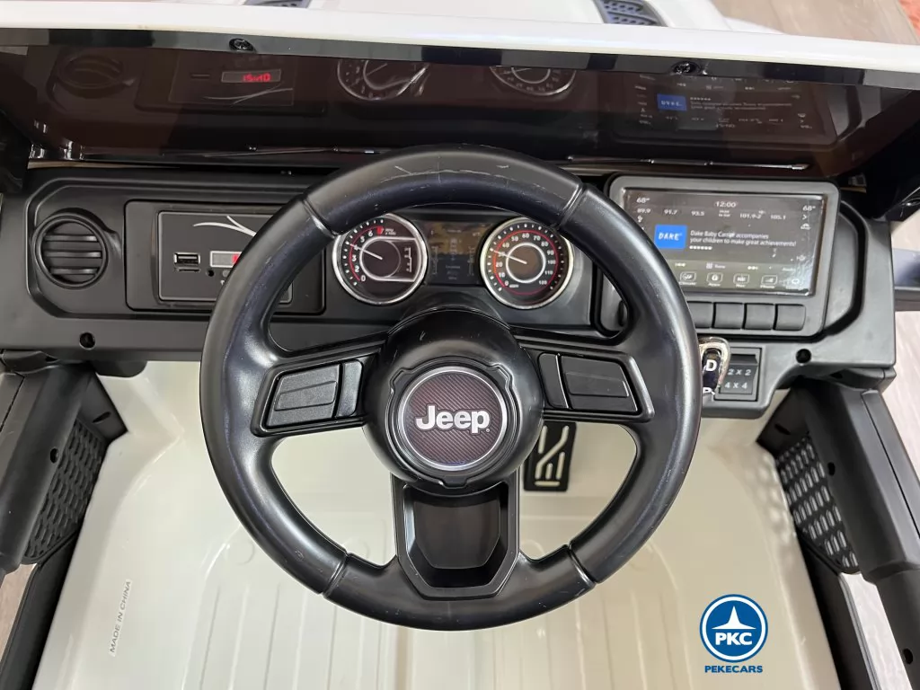 Jeep wrangler Rubicon 12V Blanco volante