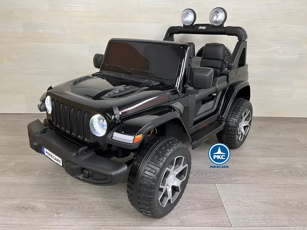 Jeep wrangler Rubicon MP4 12V Negro Metalizado
